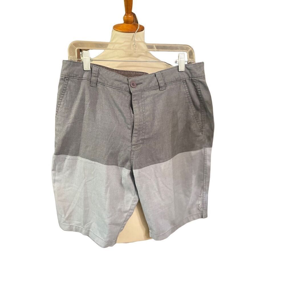 O’Neill Gray Color Block Shorts Size 32 - Picture 2 of 11